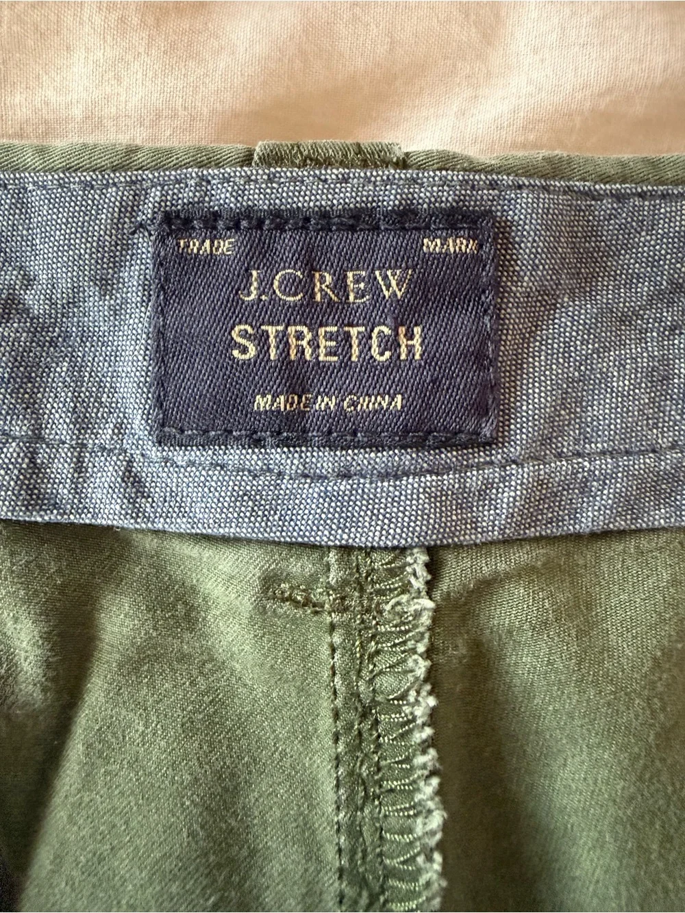 J. Crew Olive Green Flat-Front Men’s Shorts